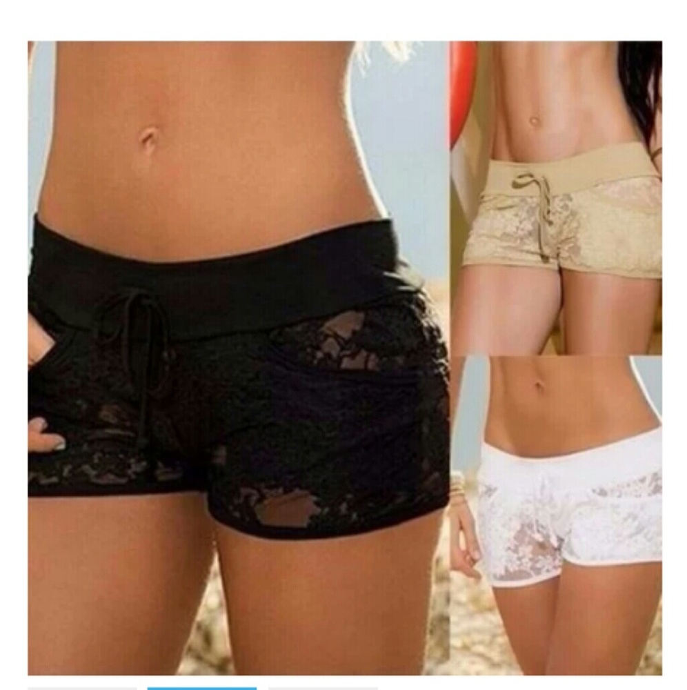WEEKEND SALE👯SEXY LACE SHORTS NEW WOMAN HOLLOW👯